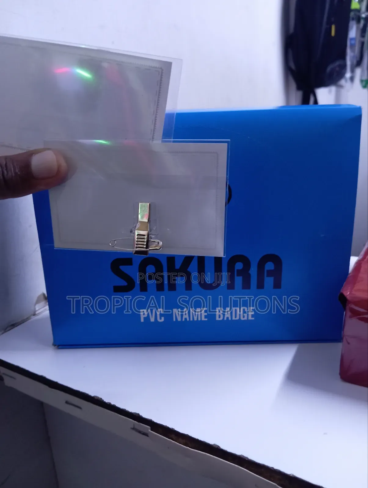 Sakura PVC Name Badge Available