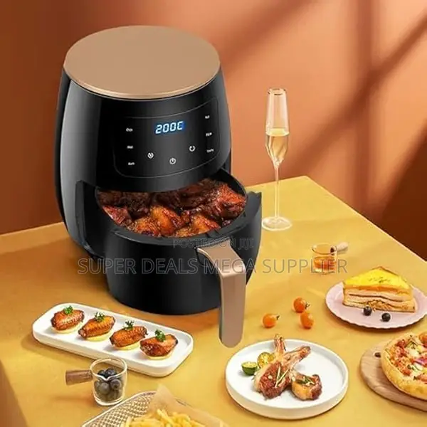 Extra Large 6 Litres Air Fryer Silvercrest 2400 Watts Digital Cooking