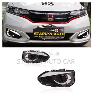 Premium Led Fog Light Covers for Honda Fit 2018 (3-Color Drl)