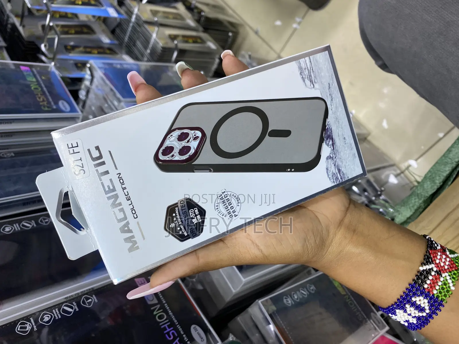Maclen Samsung Galaxy S21fe 5g Magnetic Transluscent Case