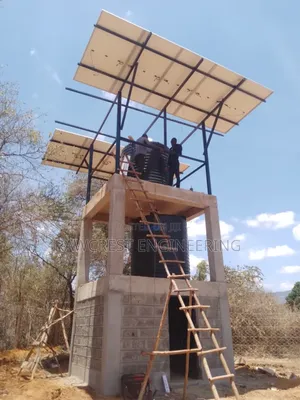 Solar Structure And Water Tank Platform