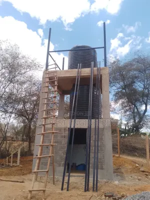 Solar Structure And Water Tank Platform