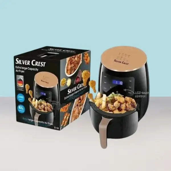 Silvercrest 6 Litres Air Fryer 2400 Watts Hot Air Cooking With Timer
