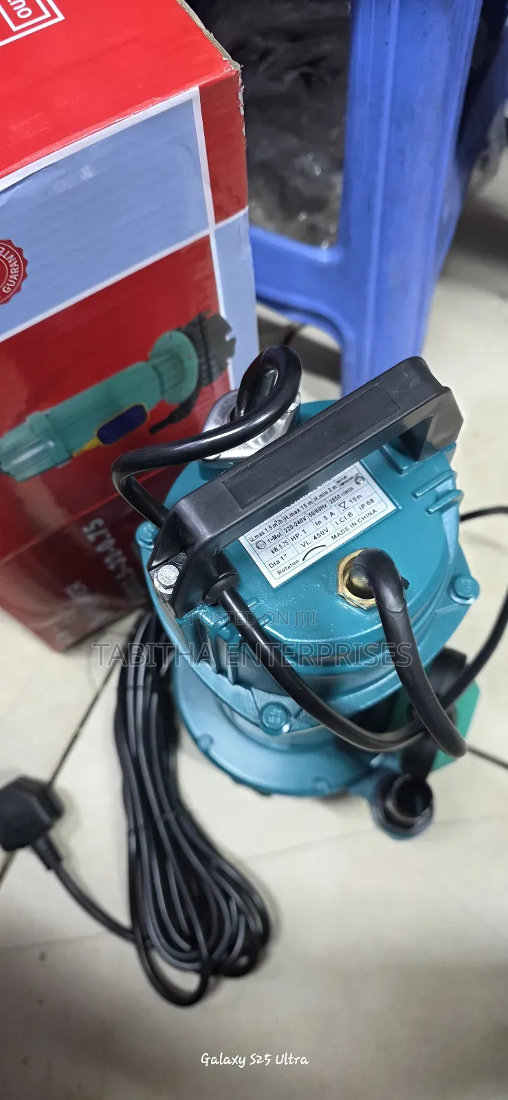 Submersible Water Pump 1hp