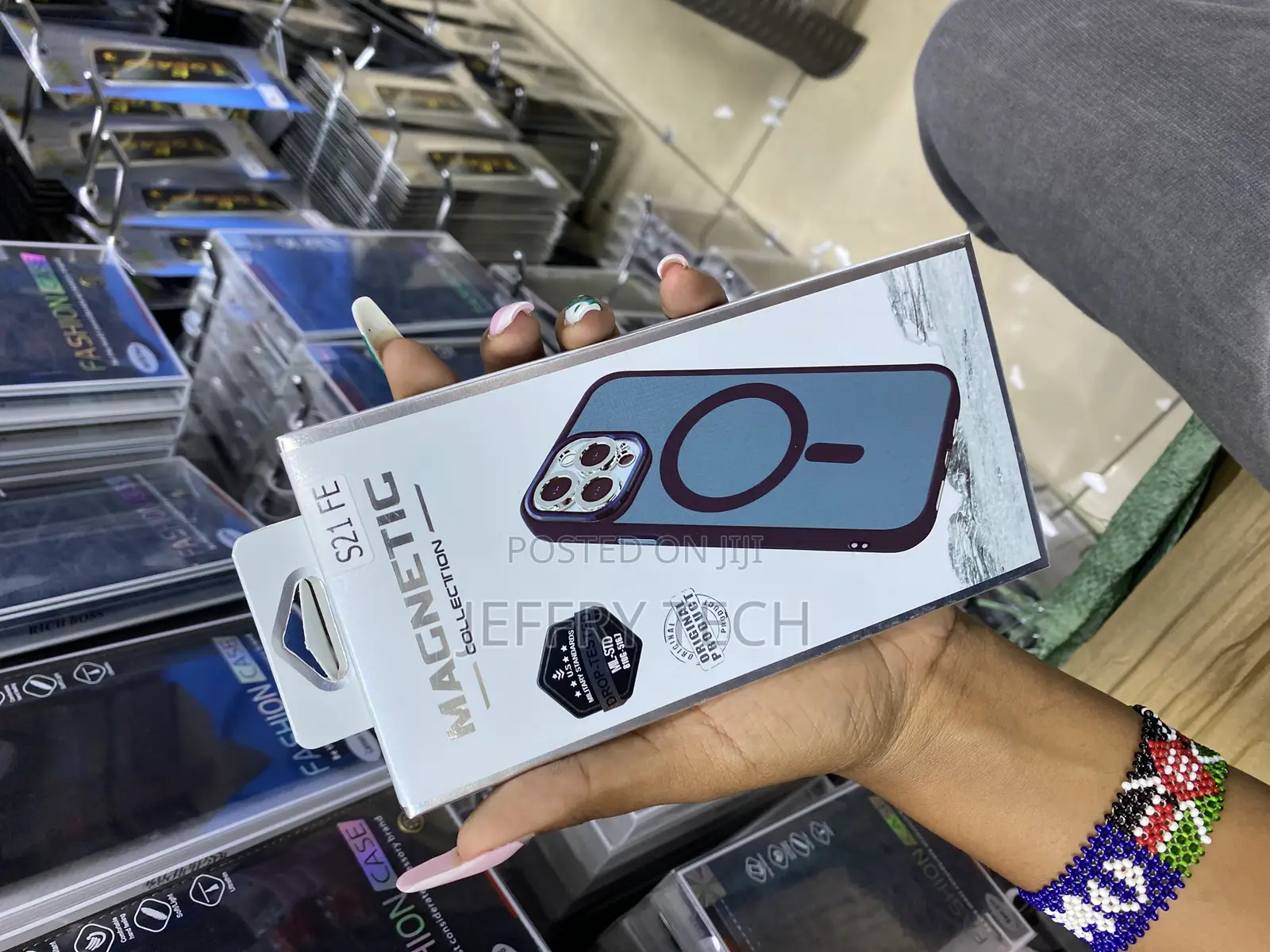 Yslbwle Translucent Matte Magnetic for Galaxy S21 Fe Case