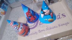 10pcs Cartoon Birthday Hats - main view