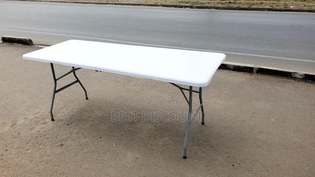Plastic Foldable Tables, White 1.8m - main view