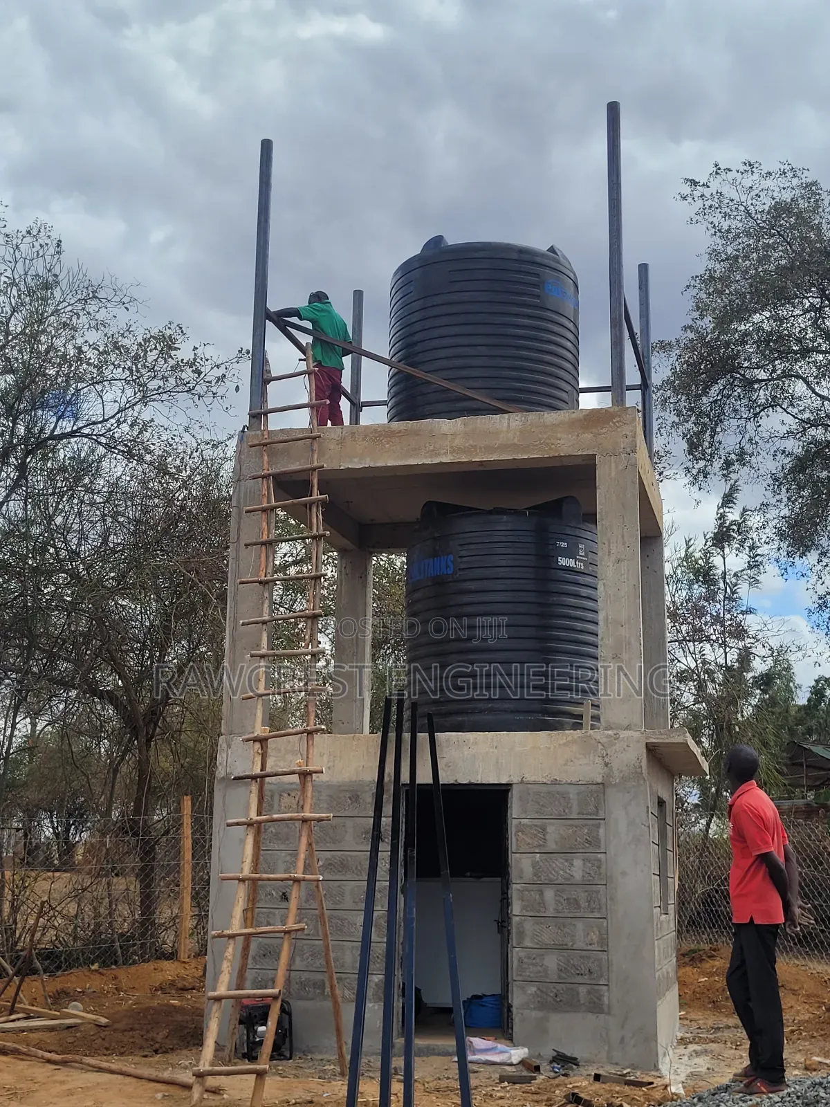 Water Tank Platform And Solar Structure