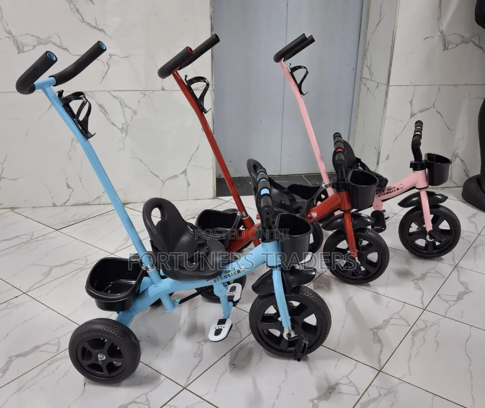 Kids Tricycle With Push Handle