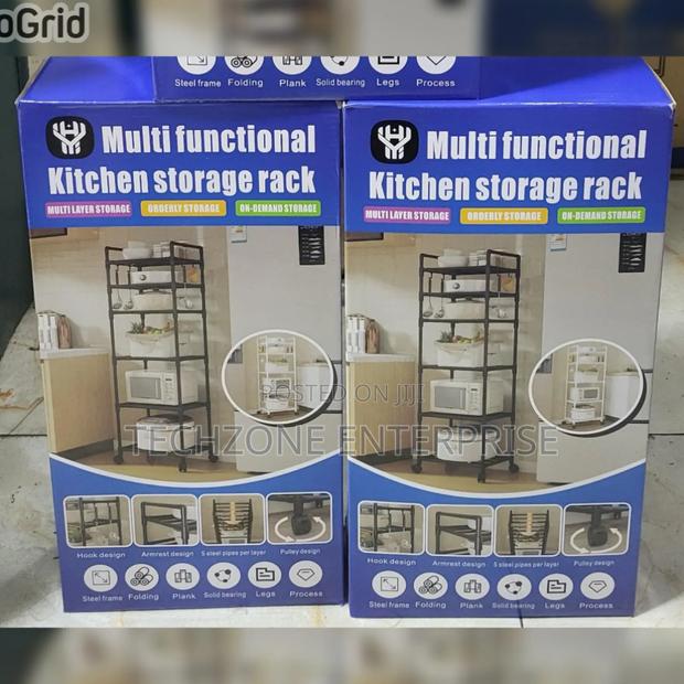 Multifunctional Kitchen Floor Stand Storage Rack 