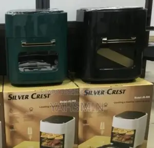 Black/Green 15litres Silver Air Fryer