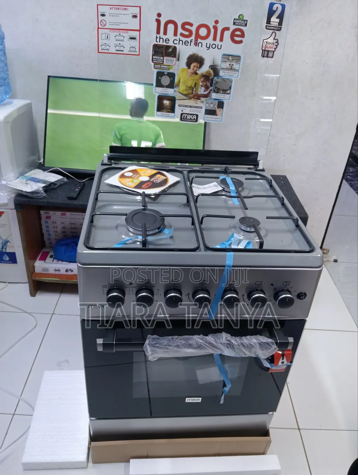 Mika 58 by 58 3 Gas and 1 Electric Rapid Plate