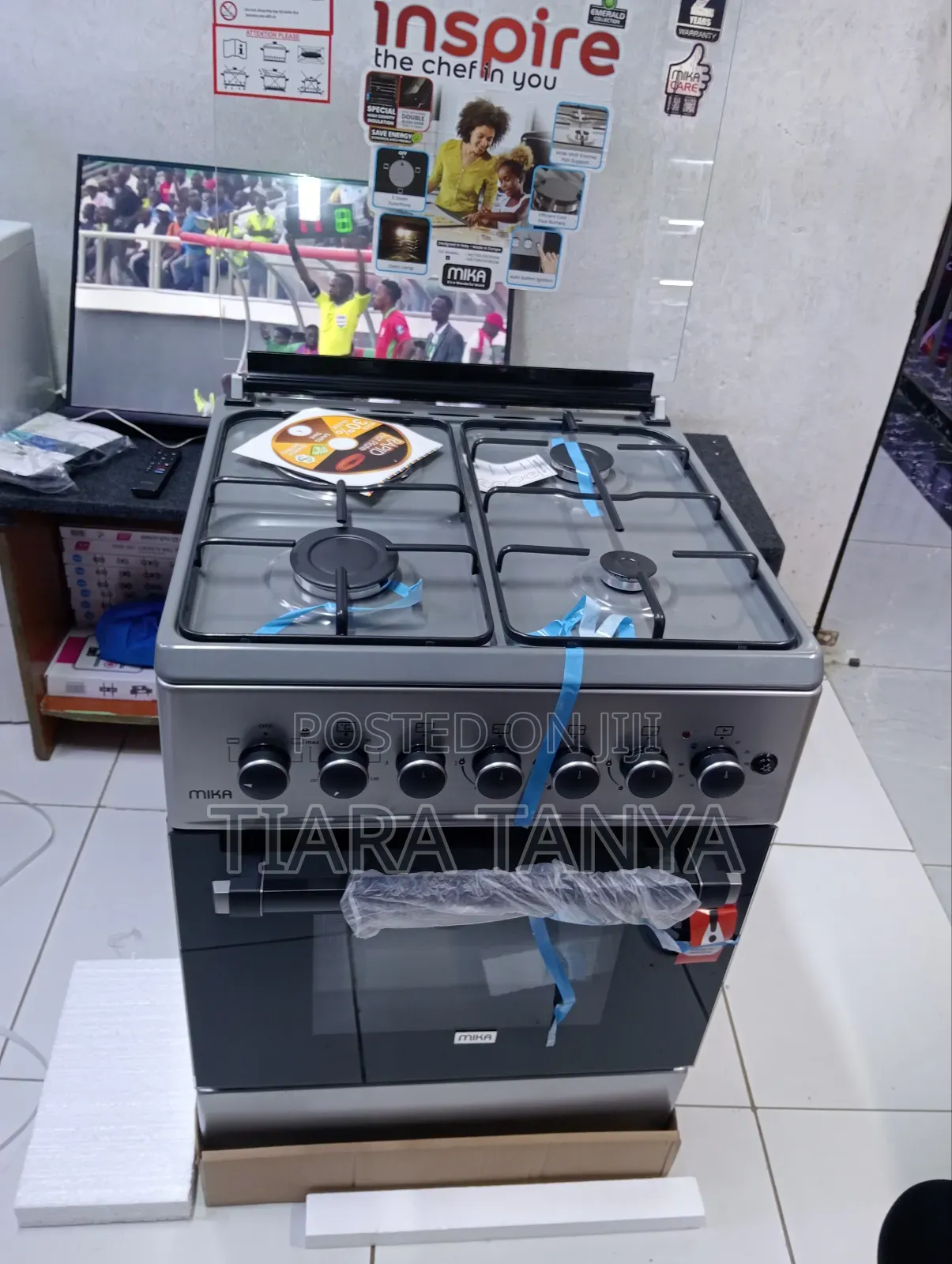 Mika 58 by 58 3 Gas and 1 Electric Rapid Plate