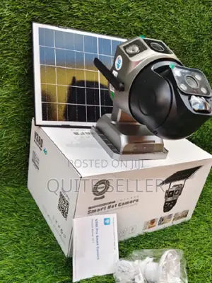 V380 Pro 4g Lte Solar Duai Lens Panel Dual Lens CCTV With PTZ . . . .