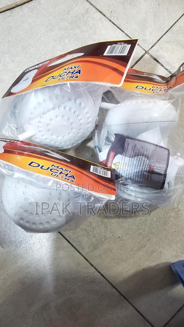 Lorenzetti Maxi Ducha Instant Showerhead White - main view