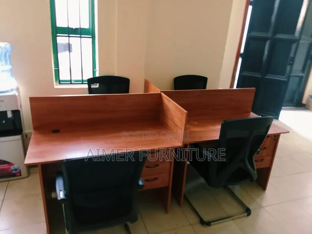 Brown 4-Way Workstation