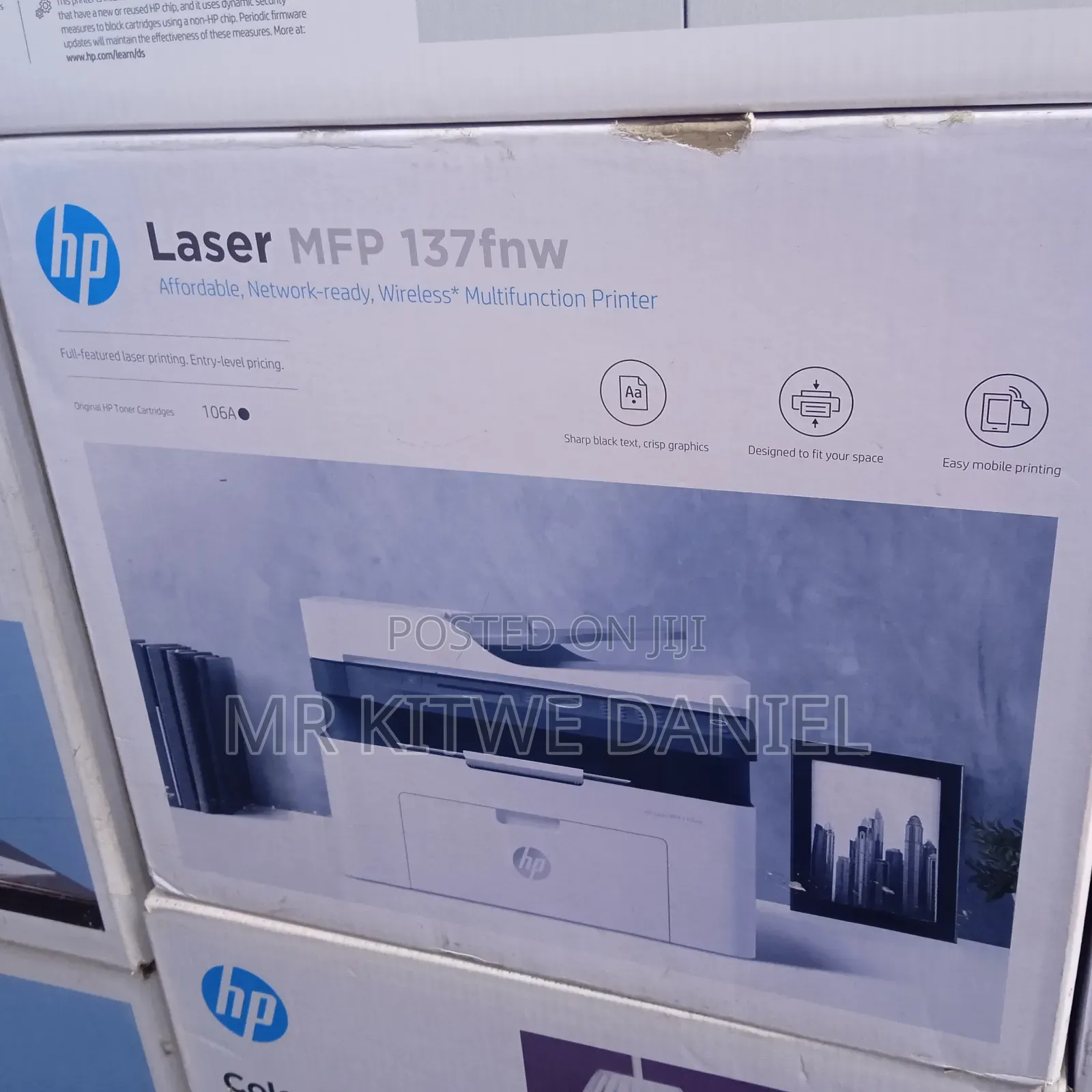 Hp Laser MFP 137fnw Printer