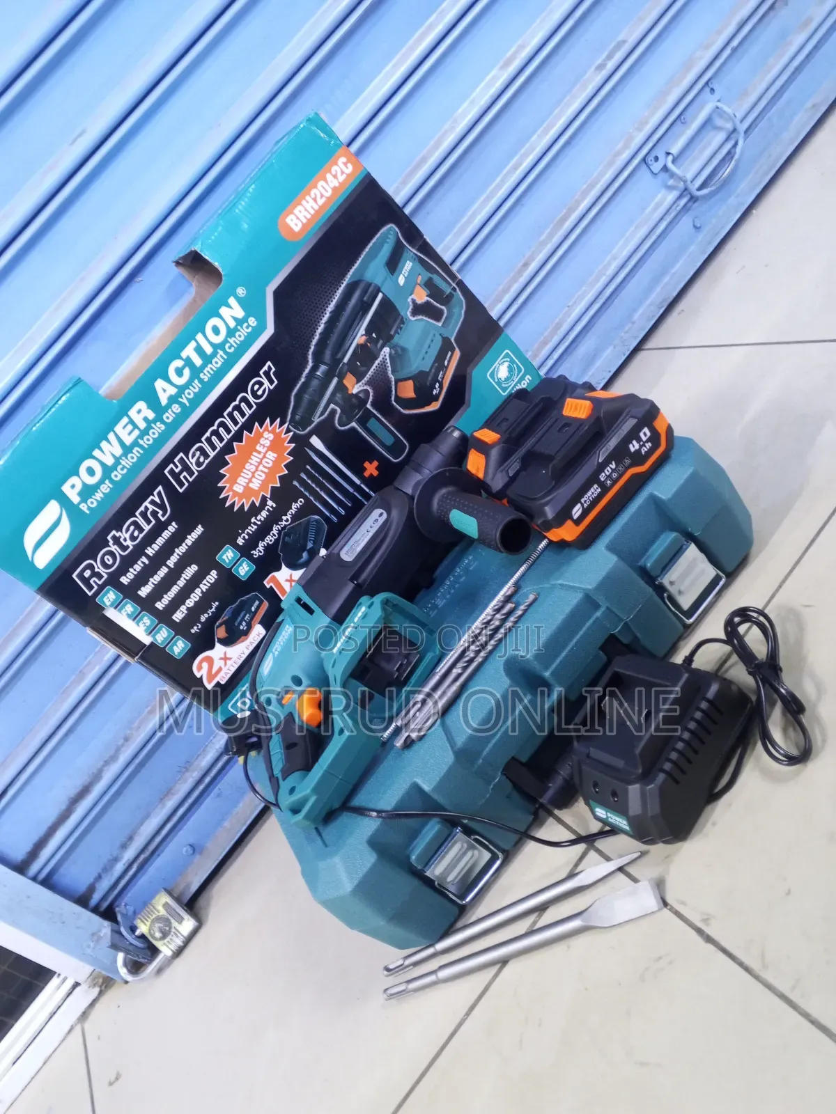 Rotary Hammer Power Action Cordless 20v Batteries