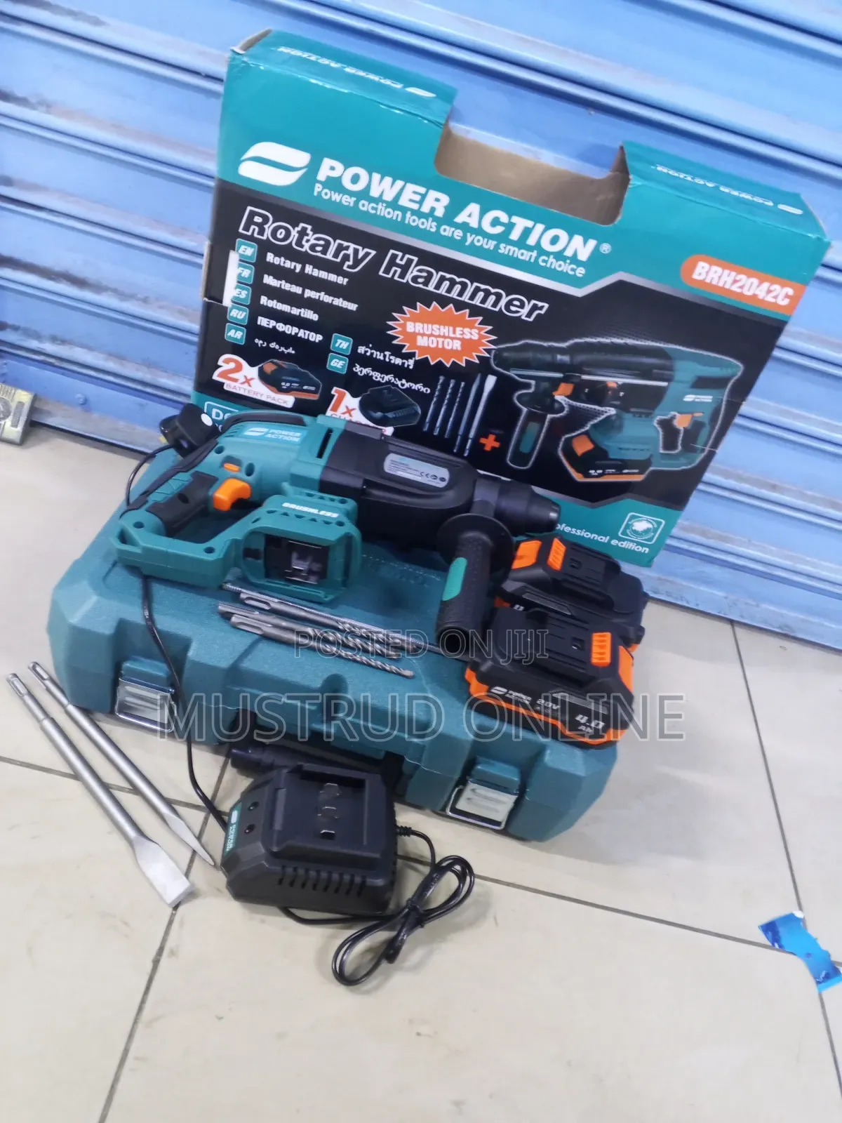 Rotary Hammer Power Action Cordless 20v Batteries