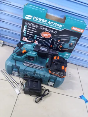 Rotary Hammer Power Action Cordless 20v Batteries