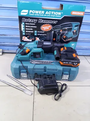 Rotary Hammer Power Action Cordless 20v Batteries