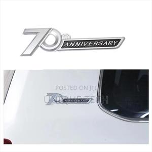 70th Anniversary Car Side Emblem Badge - thumbnail 2