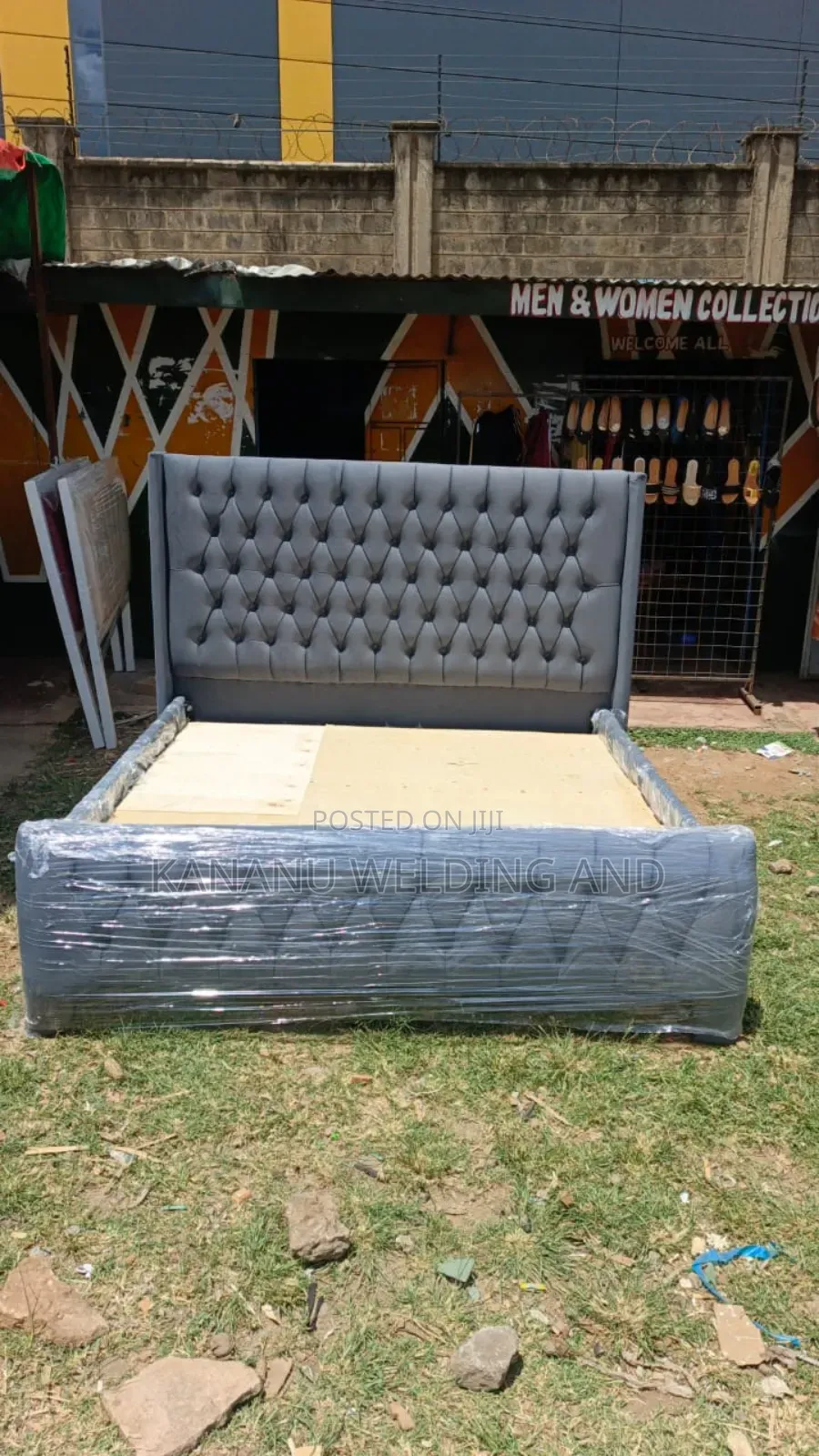 Smart Grey Chester Bed