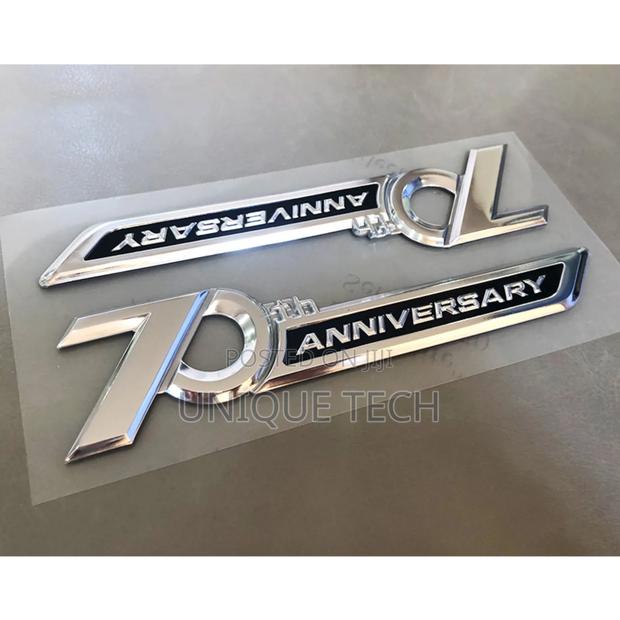 70th Anniversary Edition Side Sticker/Car Badge /Logo