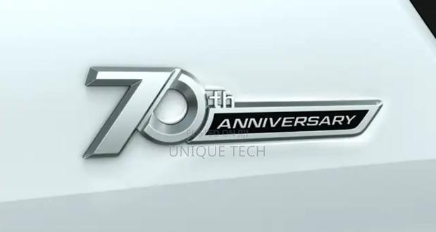 70th Anniversary Car Side Badge Sticker