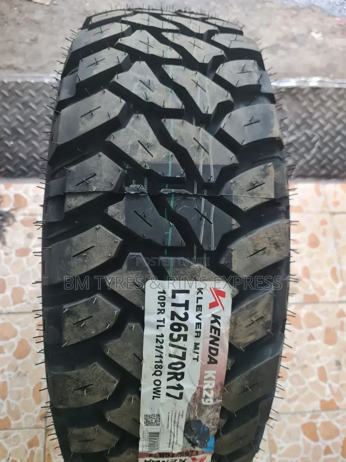 265 /70 R17 Kenda Tyres (Mud Terrrain)