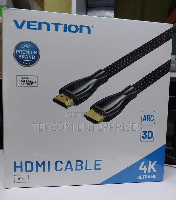 Vention Hdmi Cable 10m Nylon Braided Metal Type