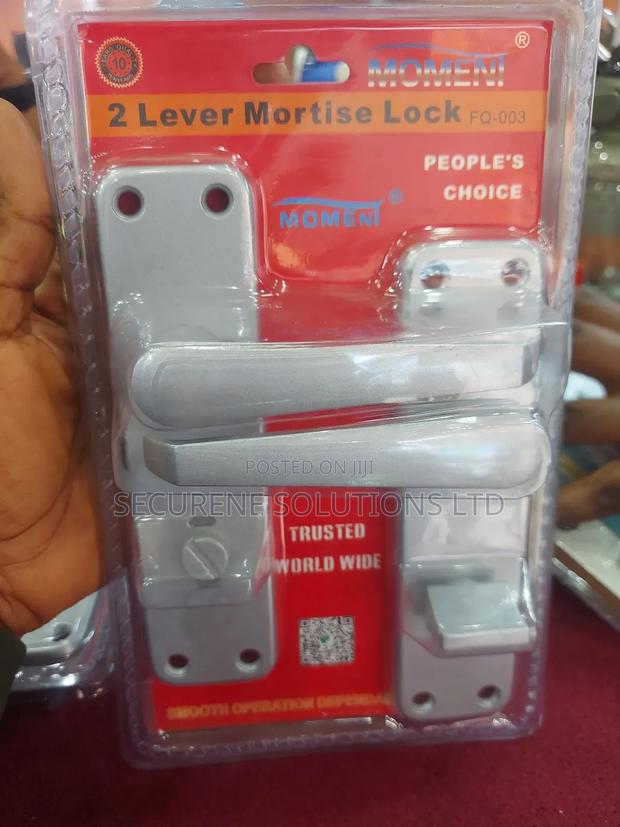 Moment 2 Lever Mortise Lock.Silver and Gold - thumbnail 3