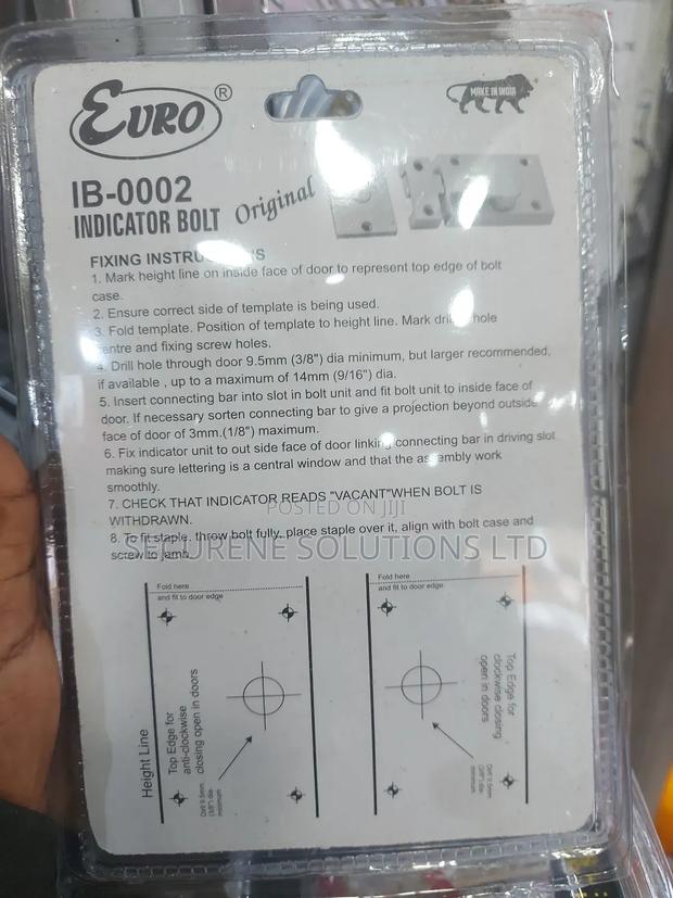 Euro Brand Toilet Indicator Bolt - thumbnail 4