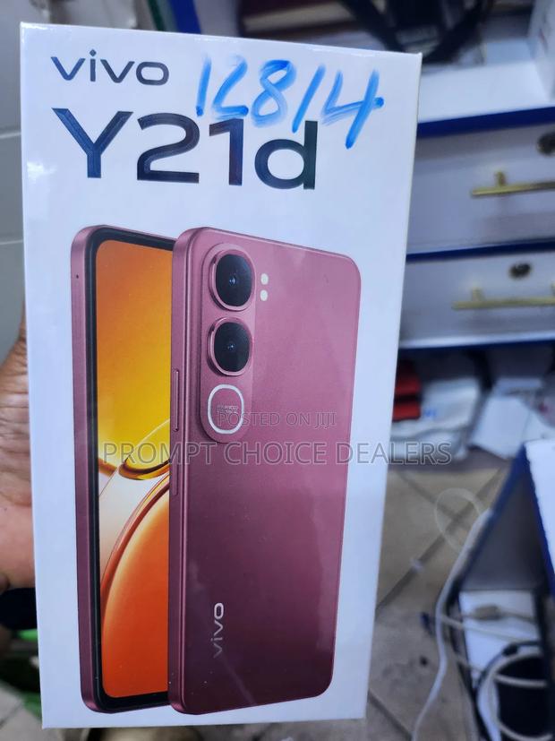 New Vivo Y21d 128 GB Red - thumbnail 2