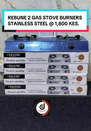 Rebune Table Top 2 Gas Stainless Burner