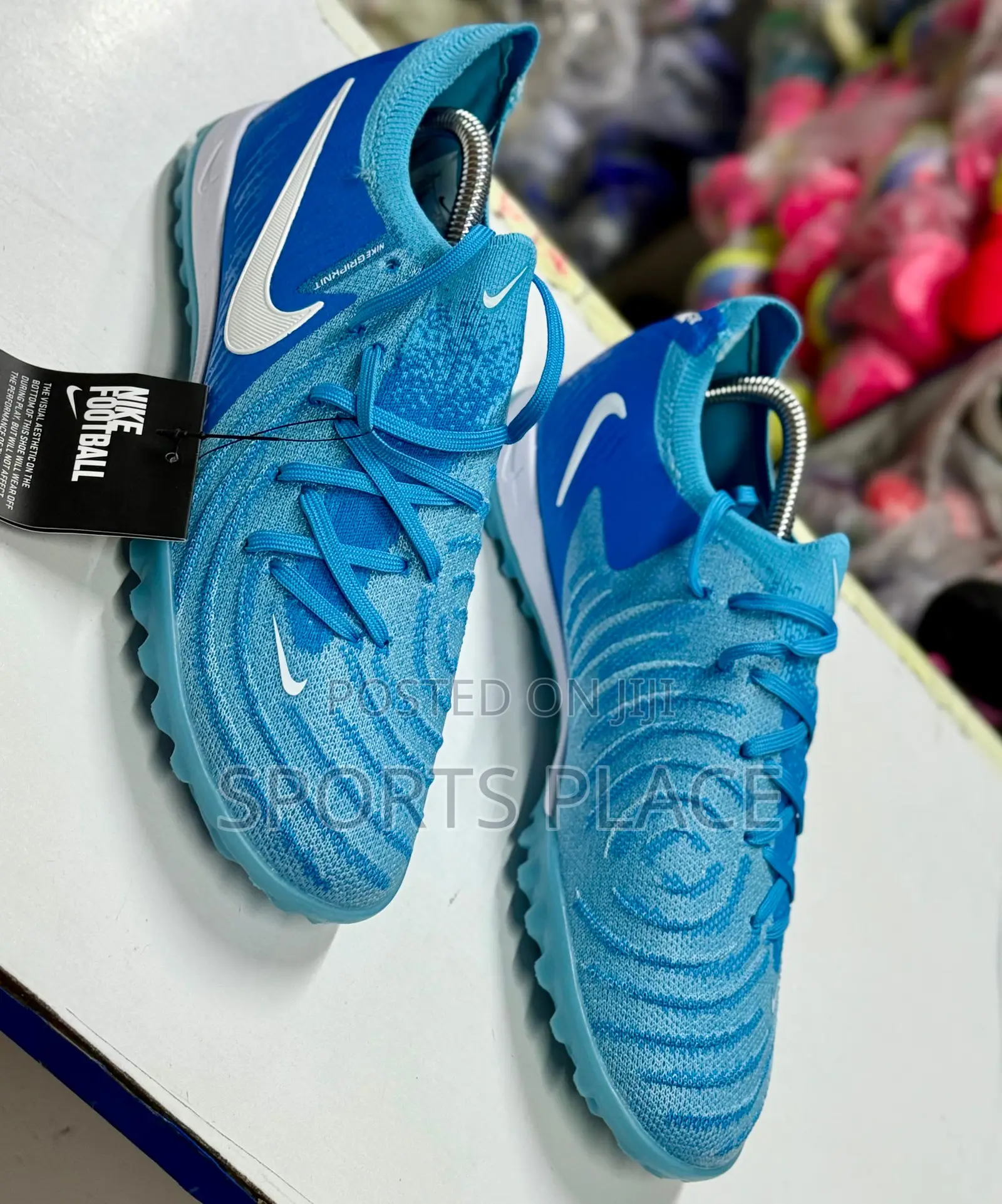 Nike Phantom Blue Football Trainers Phantom Gx Turf Soccer Shoes