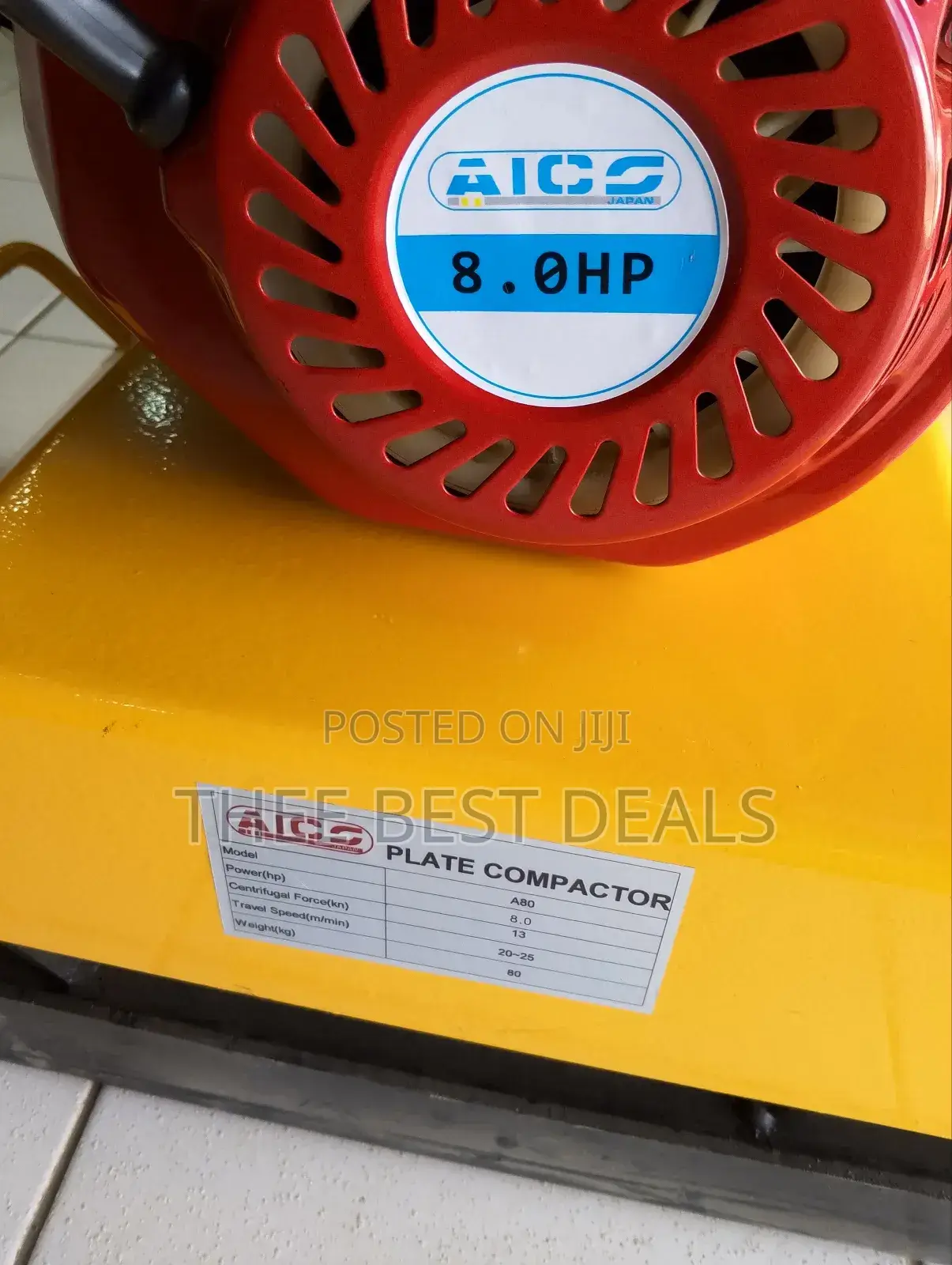 8hp Aico Plate Compactor A80