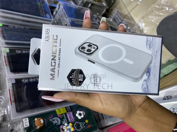 Zqyfcdz Magnetic Clear Case for Samsung Galaxy A36 / A56 - main view