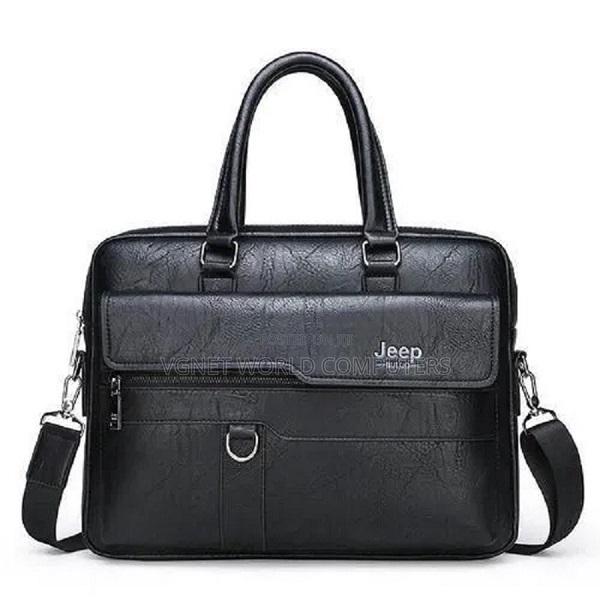 Jeep Leather Laptop Bag
