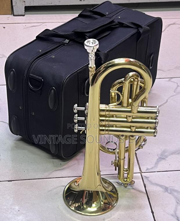 Yamaha Bb Cornet Instrument Set ( Gold Finish) - thumbnail 3
