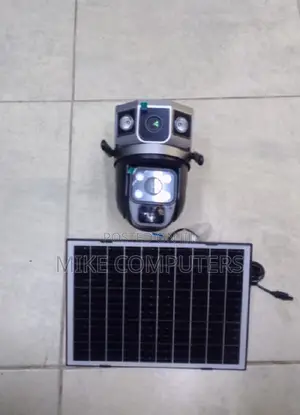 V380 Solar 4g Dual CCTV Camera Solar Powered -- Rechargeable Battery