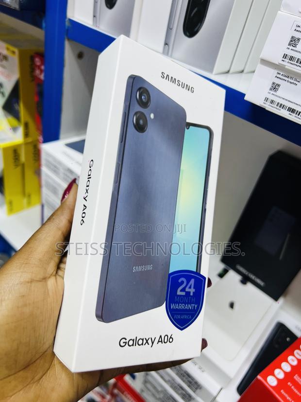 New Samsung Galaxy A06 64 GB Black - main view
