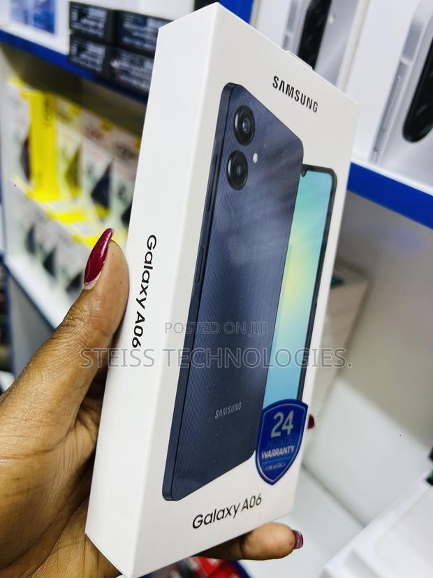 New Samsung Galaxy A06 64 GB Black - thumbnail 3