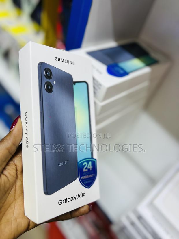 New Samsung Galaxy A06 64 GB Black - thumbnail 4