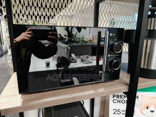 Synix 20l Manual Microwave Oven Black - main view
