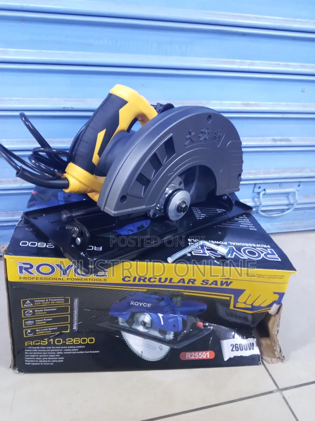 2600w Electric Circular Saw