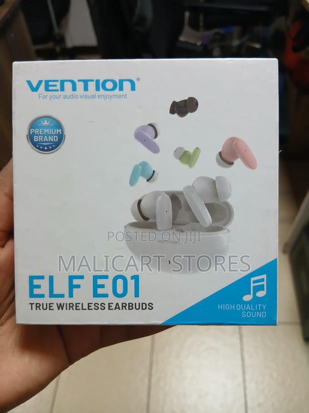 Vention Elf E01 Earbuds White - main view