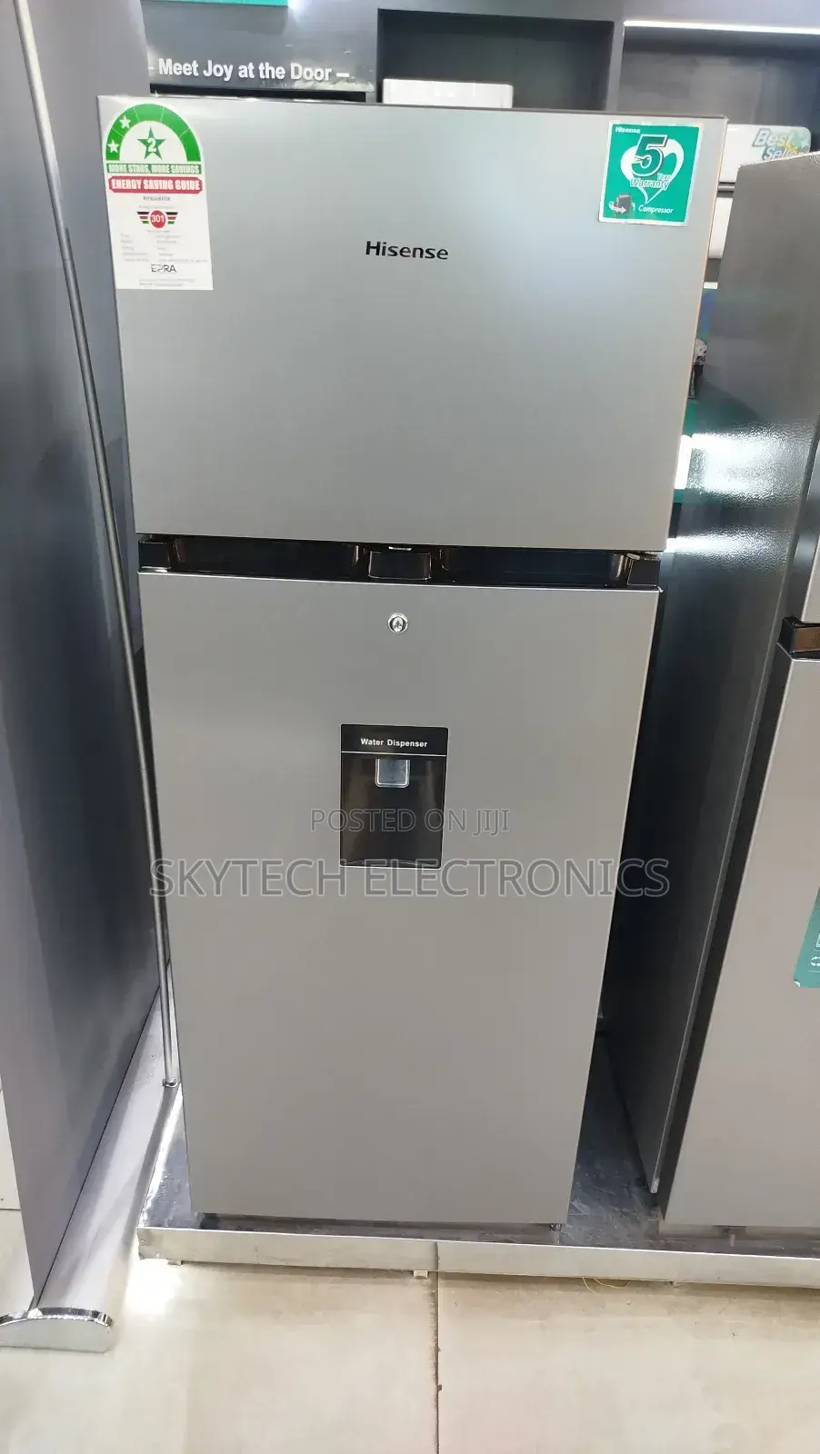 Hisense Fridge 205litres With Water Dispenser