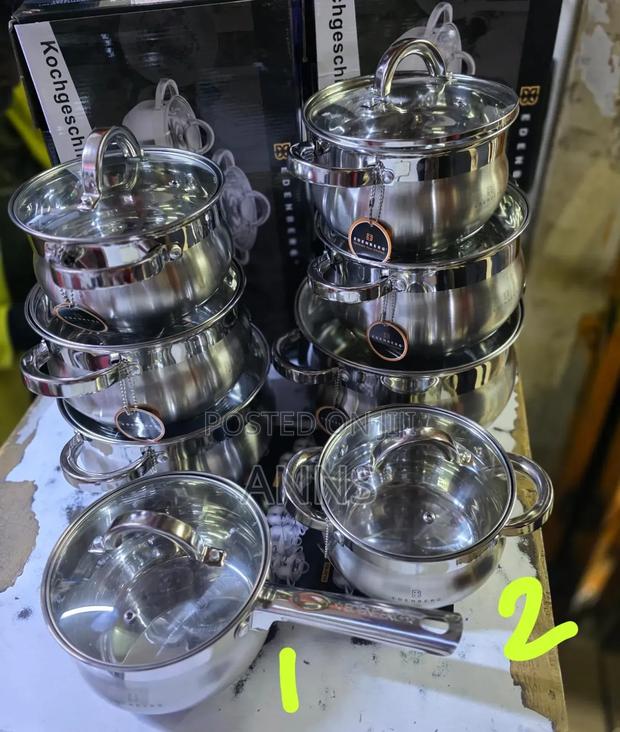 Edenberg 8 Pieces Cookware Set Quality - main view