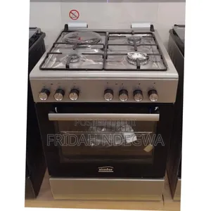 60*60 Von Simfer 3+1 Standing Cooker With Gas Sensor and Food Warmer
